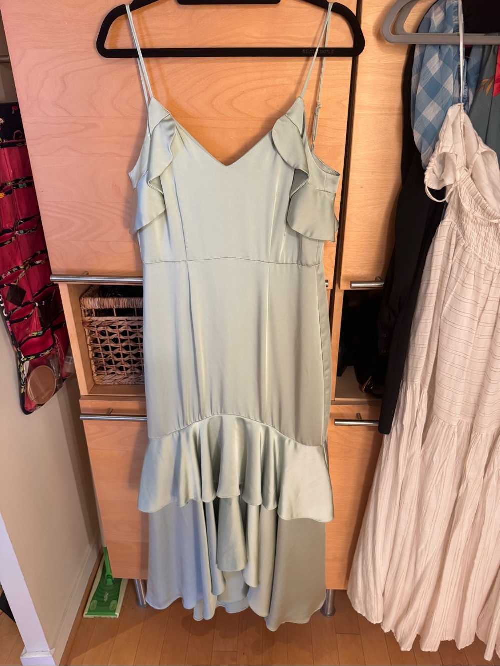 Anthropologie Keepsake Satin Gown